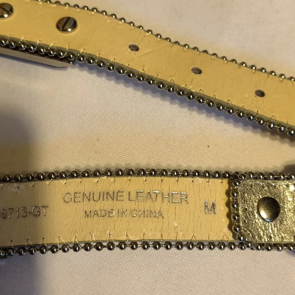 Christine Alexander leather belt